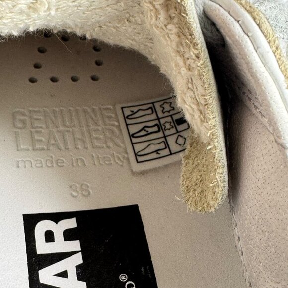 GOLDEN GOOSE superstar white leather perforated star Womens Sneakers size 38 8 - Picture 11 of 14